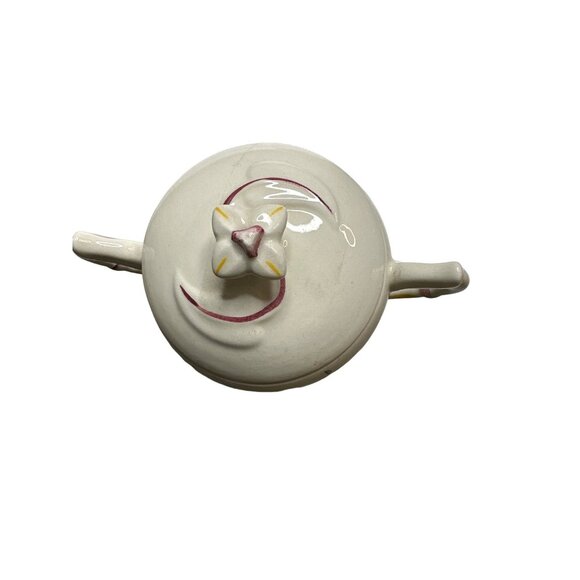 Metlox Sugar Bowl & Lid May Flower - Picture 6 of 12